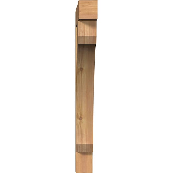 Legacy Block Smooth Bracket, Western Red Cedar, 3 1/2W X 26D X 34H